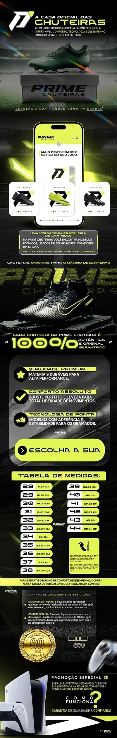 Prime Chuteiras — A casa oficial das chuteiras